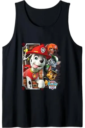 Paw Patrol Firedog Marshall mit Gruppe Tank Top