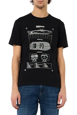 Benetton Herren 3yr3u109h T-Shirt, , XL