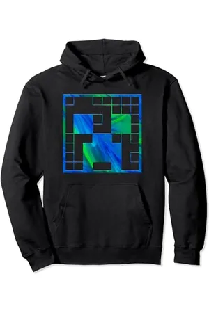 Minecraft Creeper Tie Dye Big Face Pullover Hoodie
