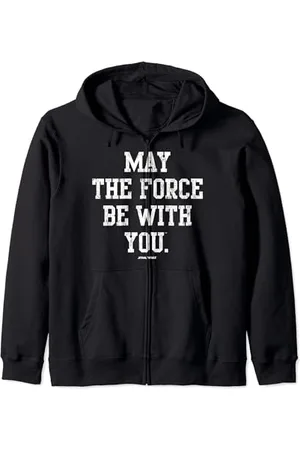 STAR WARS May The Force Be With You Bold Collegiate Logo Kapuzenjacke