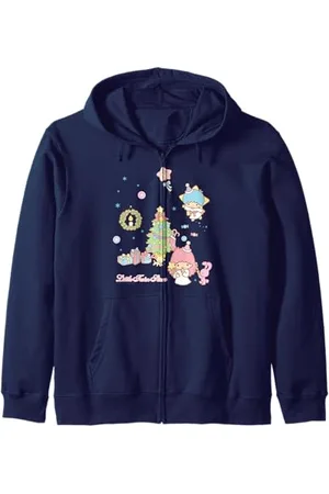 Sanrio Little Twin Stars Festive Holiday Christmas Graphic Kapuzenjacke