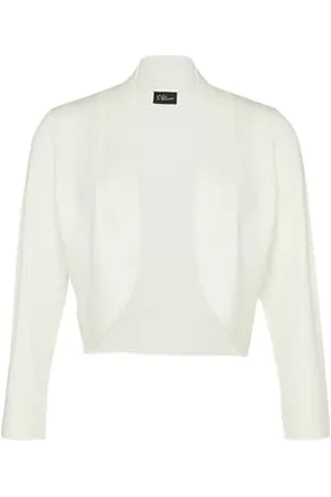 QS by s.Oliver Offene Feinstrick-Jacke mit 3/4-Ärmeln 36
