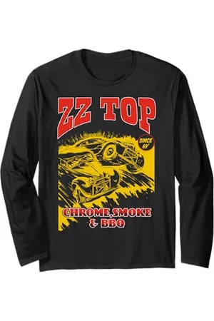 ZZ Top Chrome, Smoke & BBQ Langarmshirt
