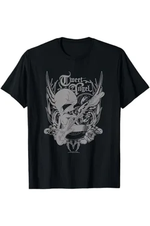 LOONEY TUNES Herren Tweety T-Shirt, , S, Klassische Passform, Halbarm, Crew Neck, Standardlänge, Imported