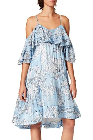 Apart Damen Printed Dress Kleid,, per pack , 38 (Herstellergröße: 38)