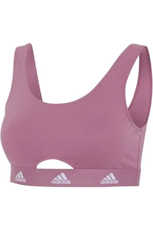 adidas Damen Scoop Bralette-Sport Active Comfort Cotton BH, , M