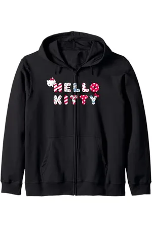 Sanrio Hello Kitty Grafisches Logo Kapuzenjacke