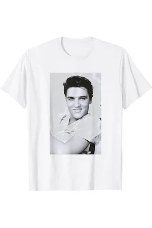 Elvis Presley Schwarz- -Porträt T-Shirt