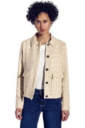 Street one Damen A212611 Kurze Bouclé Jacke, , 42