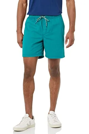 Amazon Herren Shorts mit Kordelzug und 15 cm Innenbeinlänge, , XS