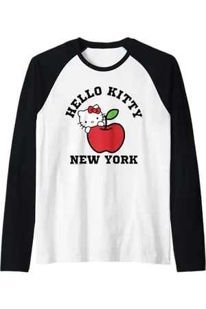 Sanrio Hello Kitty New York Apfel-T-Shirt Raglan