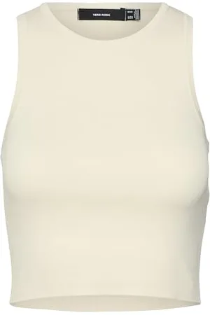 VERO MODA VMGINNY SL O-Neck Crop TOP NOOS