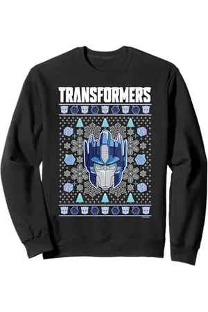 TRANSFORMERS Evergreen Christmas Optimus Ugly Sweater Sweatshirt