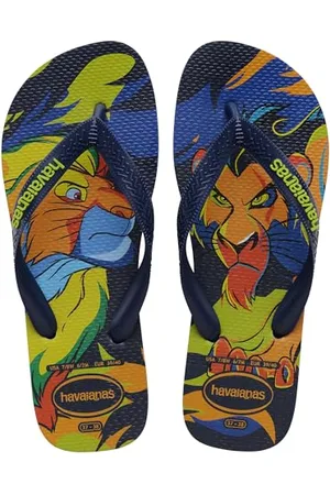 Havaianas Top Disney Classics, Bequeme, langlebige und leichte Badelatschen, inspiriert von Der König der Löwen, mit rutschfester Sohle, Unisex-Erwachsene