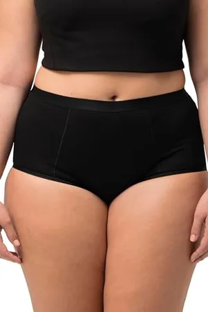 Ulla Popken Damen Bodyforming-Taillenslip, Satinblenden, Shapewear Slip, , 66-68