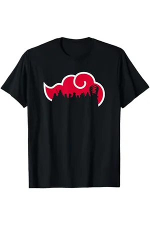 Naruto : Unisex T-Shirt, Kurzarm, S, , Klassische Passform, Lizenzierte Merchandise, Mischgewebe, Cartoon, Anime, Herren, Damen, Unisex Kinder, Jungen