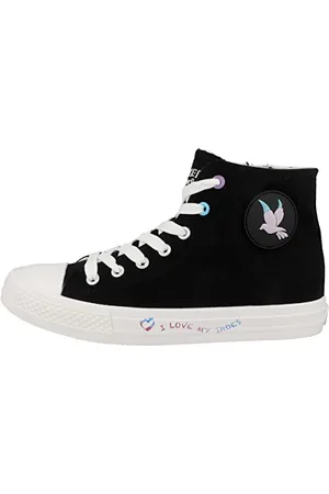 Dockers Damen 36UR212 Sneaker, schwarz/Multi, 39 EU