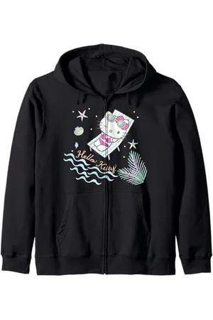 Sanrio Hello Kitty Strand Sonnenbaden Kapuzenjacke