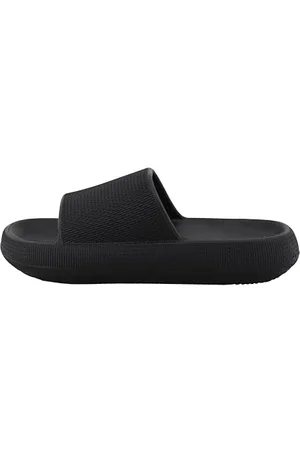 TOM TAILOR Herren 9580210001 Schiebe-Sandalen, Black, 44 EU