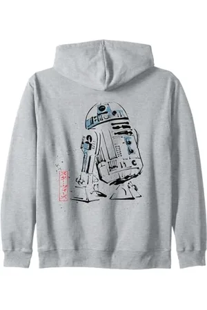 STAR WARS R2-D2 Japan Sumi-e Ink Wash Painting Style Kapuzenjacke