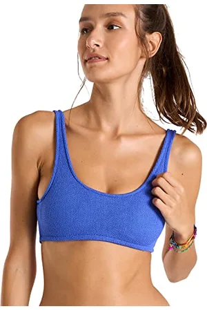 Banana Moon Damen Justin Scrunchy Bikini, Bleu, 34