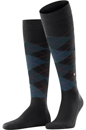 Burlington Herren Kniestrümpfe Preston M Kh warm und weich lang gemustert 1 Paar, , 40-46