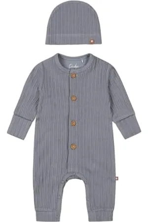 Dirkje Boys - 1 PCE Babysuit + hat - Organic Cotton and Elastane - - Size 44
