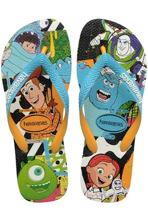 Havaianas – Disney Stylish, bequeme, leichte und strapazierfähige Badelatschen, Disney- und Pixar-Designs, breite Riemen, Unisex Erwachsene, , 33/34 EU
