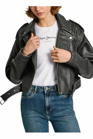 Pepe Jeans Damen Amalia Biker-Jacke, , S