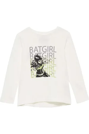 QS by s.Oliver Langarmshirt mit Batgirl-Print