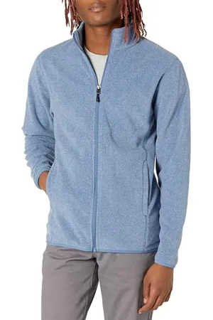 Amazon Herren Fleecejacke mit durchgehendem Reißverschluss (in Big und Tall erhältlich), , L