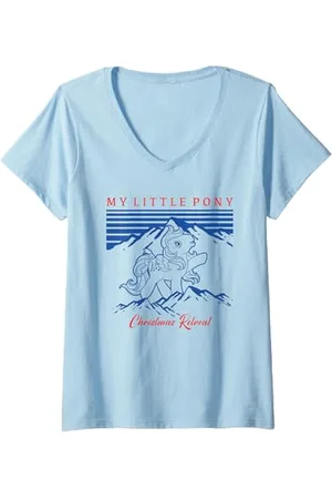 My Little Pony Damen Christmas Retreat T-Shirt mit V-Ausschnitt