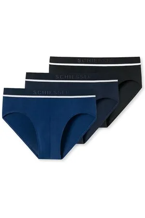 Schiesser Herren 3 PACK Slips Bio Baumwolle Multipack - 95/5 Organic, , 7/ XL