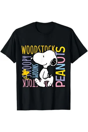 Peanuts Snoopy Woodstock, farbig T-Shirt
