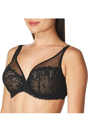 Simone Pérèle Damen Wish Sheer Bra Plunge-BH, Durchsichtig, , 75F
