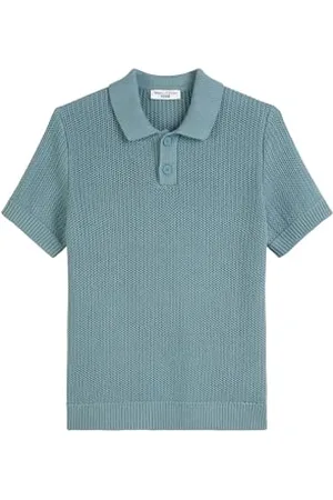 Marc O’ Polo Marc OߴPolo Denim Herren Kurzarm-Poloshirt aus Bio-Baumwolle Loose Fit, Blau (Stone Blue), XXL