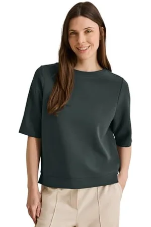 CECIL Damen B303214 Kurzarm Sweatshirt, , 46