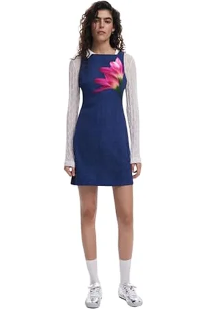 Desigual Damen Vest_ginebra Lässiges Kleid, , 38