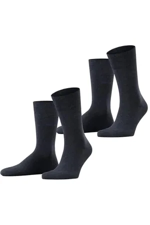 ESPRIT Herren Socken Basic Easy Multipack M So Baumwolle einfarbig 2 Paar, , 39-42