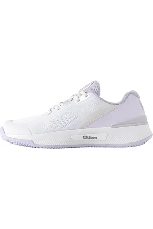 Wilson Damen Intrigue PRO Tennisschuh, White/Lavender Blue/Silver, 38 2/3 EU