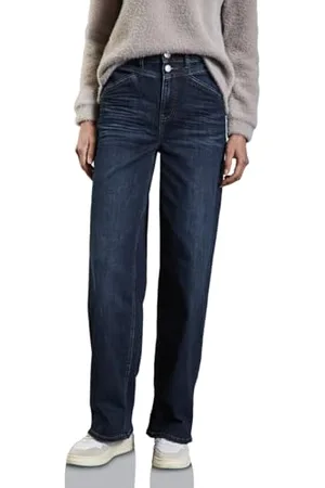 Street one Damen A378543 Wide Leg Jeans, , 34W / 32L EU