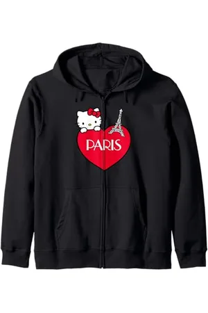 Sanrio Hello Kitty Loves Paris Kapuzenjacke