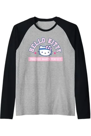 Hello Kitty Practice Makes Perfect Raglan