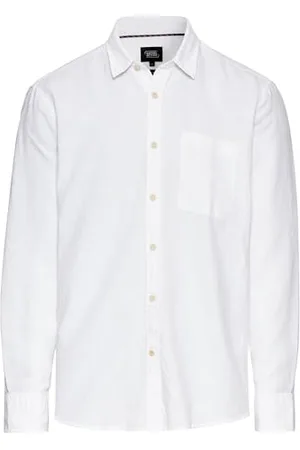 Camel Active Herren Langarm-Leinenhemd mit Soft-Wash-Veredelung Menswear-XL