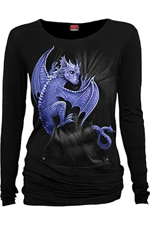 Spiral Pocket Dragon - Baggy Top - S