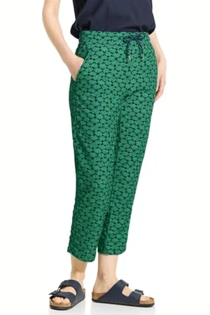 CECIL Damen B377895 7/8 Hose mit Print, , L / 26L