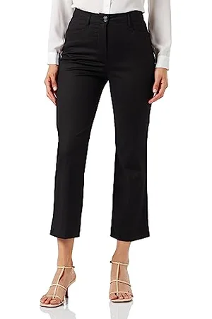 Moschino Moschino Damen Midi-flare Trousers Casual Pants, , 38 EU