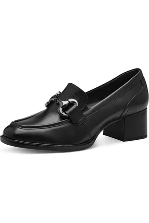 Tamaris Comfort Damen Trotteur aus Leder mit Blockabsatz, , 40 EU