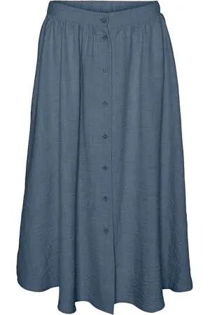 VERO MODA Female Rock VMMELANEY Hohe Taille Langer Rock