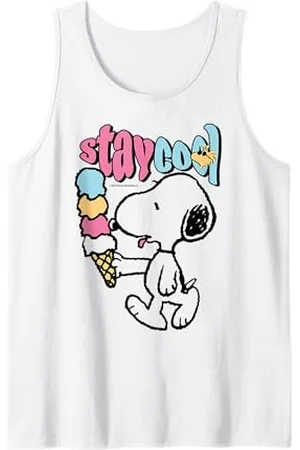 Peanuts Snoopy mit Eis Bleib Cool Tank Top